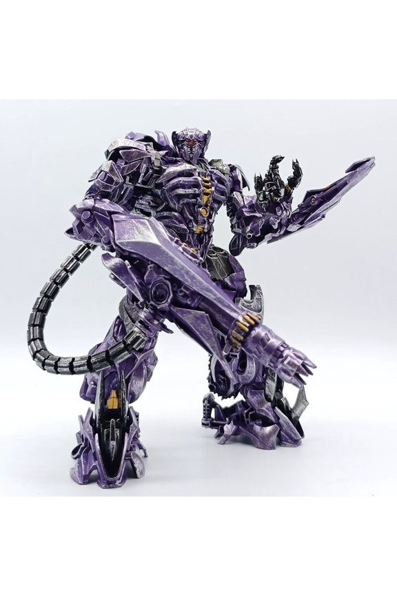 7.87-Inch Transformer Toys Studio Series Leader Class Dark of The Moon Concept Art Shockwave Converting Action Figure,TW-1028 (Deluxe Edition)