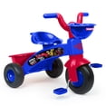 thumbnail image 1 of Transformers Toddler Tricycle with Basket, Easy-Pedal First Ride-On Bike for Kids, 1 of 3