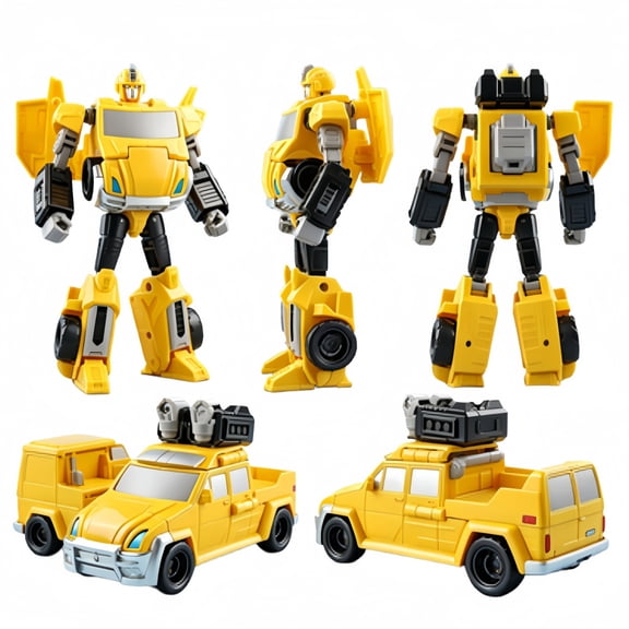 Transformer Van Warrior 6 Inch Figure, Yellow Rescue Van, Collectible