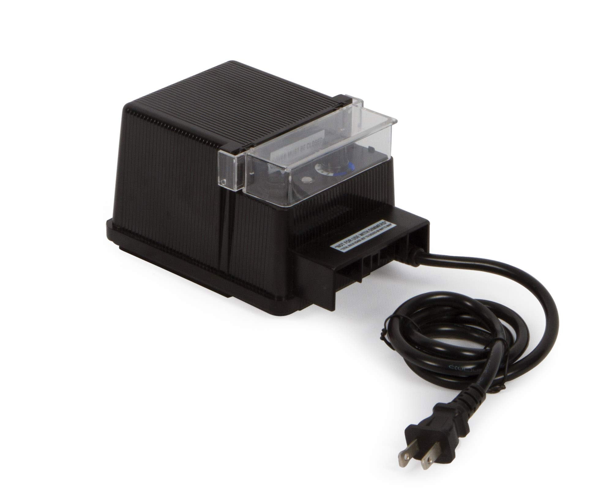 Black 150 Watt Transformer with Photocell and Timer