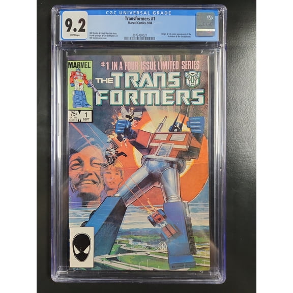 Transformers #1 - CGC 9.2 Comic Book