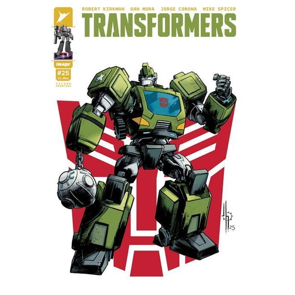 Transformers #25 2nd Ptg Cvr B Jason Howard Image Comics Comic Book