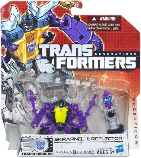 Transformers 30th Anniversary Legends Skrapnel & Reflector Action Figure 2-Pack