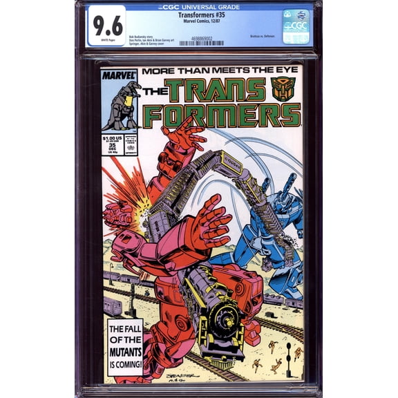 Transformers #35 - CGC 9.6 Comic Book