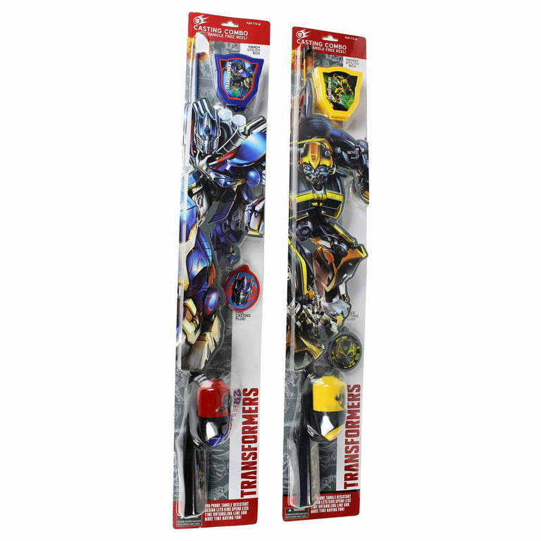 Transformers 4 Kid's Fishing Rod and Reel Combo 