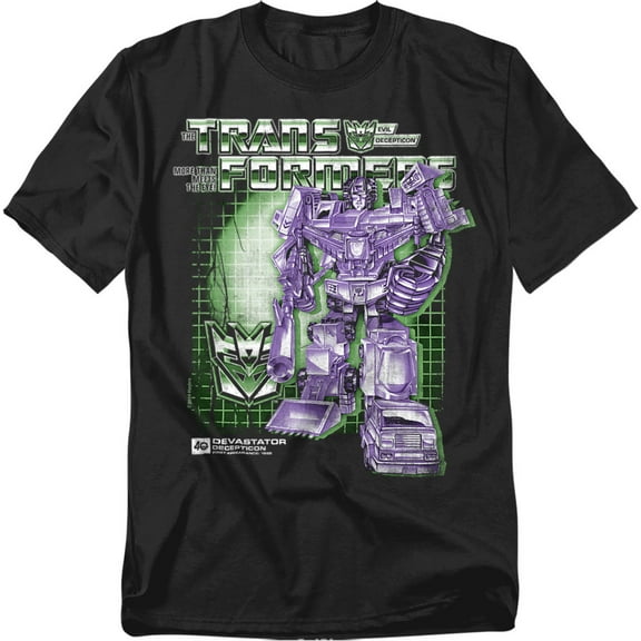 Transformers 40Th Anniversary T-Shirt Devastator Box Unisex Graphic Tee for Men & Women
