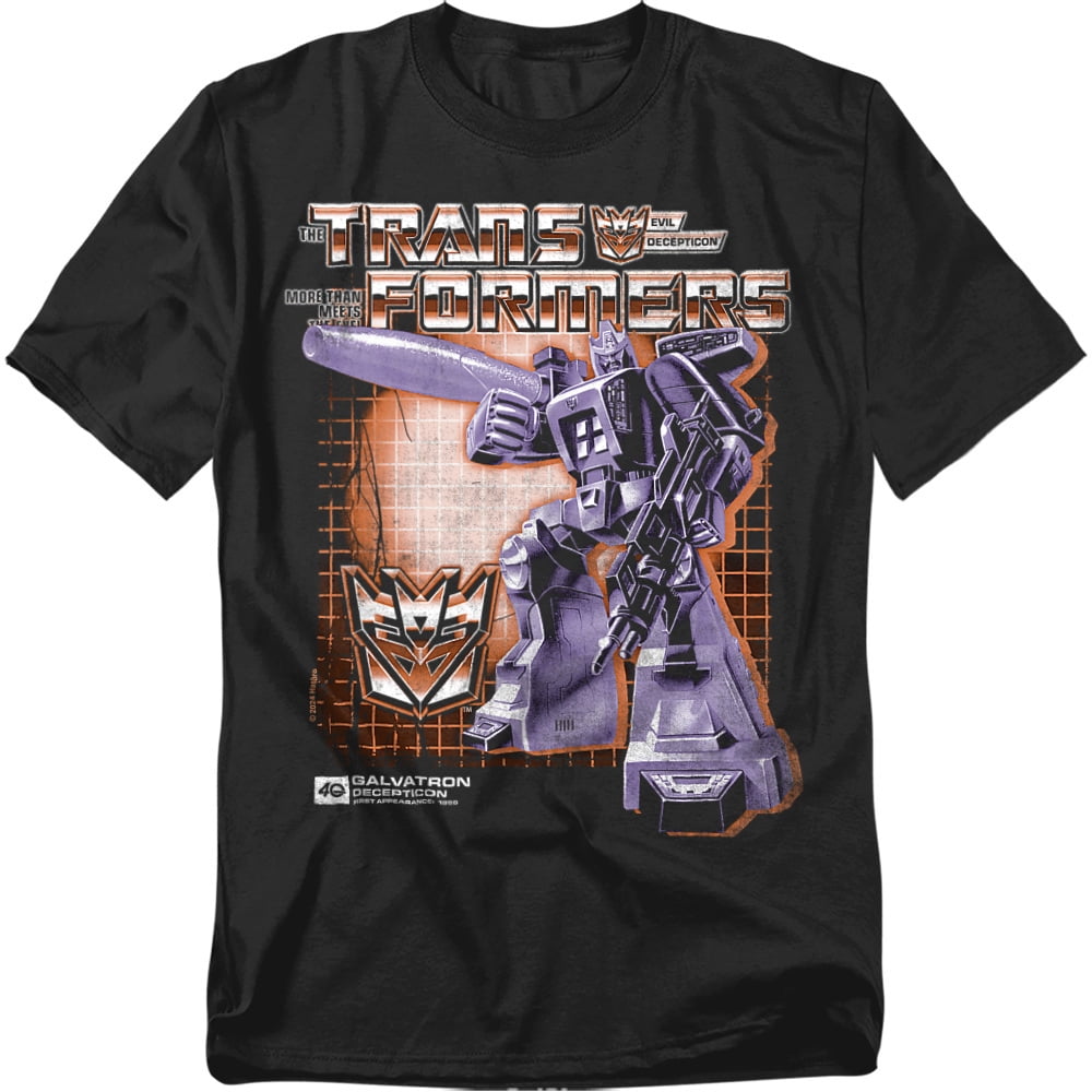 Transformers 40Th Anniversary T-Shirt Galvatron Box Unisex Graphic Tee for Men & Women