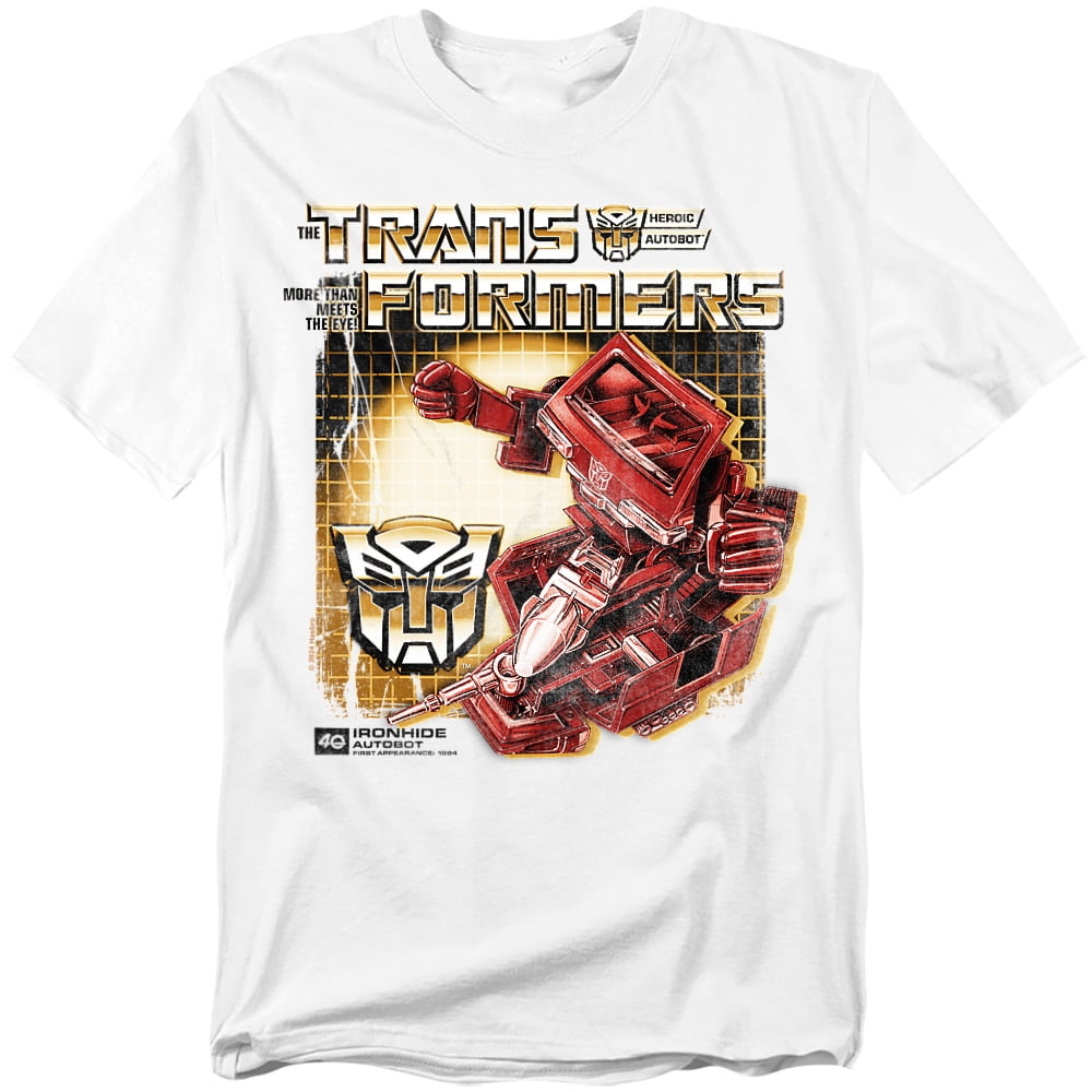 Transformers 40Th Anniversary T-Shirt Ironhide Box Unisex Graphic Tee for Men & Women