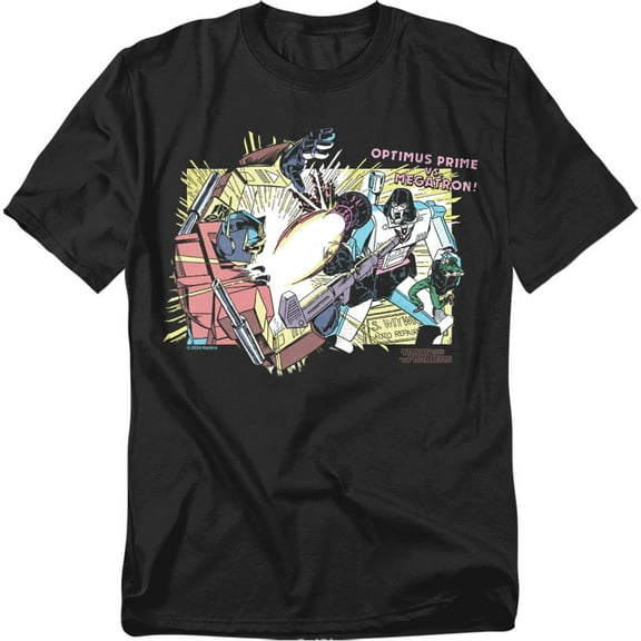 Transformers 40Th Anniversary T-Shirt Optimus Vs Megatron Unisex Graphic Tee for Men & Women