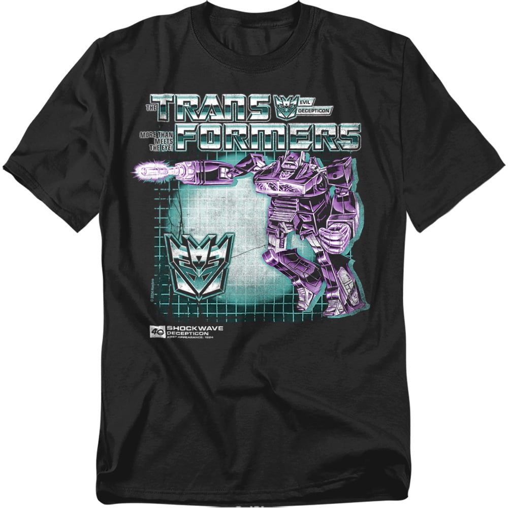 Transformers 40Th Anniversary T-Shirt Shockwave Box Unisex Graphic Tee for Men & Women