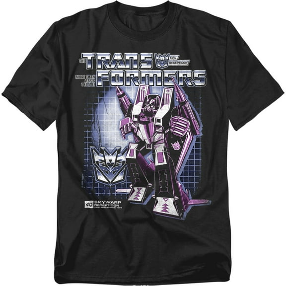 Transformers 40Th Anniversary T-Shirt Skywarp Box Unisex Graphic Tee for Men & Women