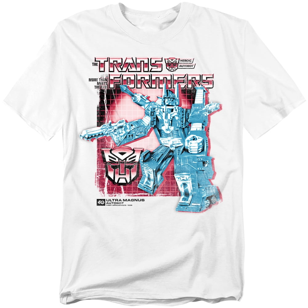Transformers 40Th Anniversary T-Shirt Ultra Magnus Box Unisex Graphic Tee for Men & Women
