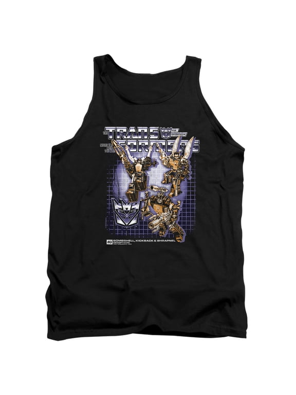 40th Anniversary Bombshell, Kickback, Shrapnel Box Unisex Adult Tank Top, Black, Large