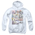 thumbnail image 1 of Transformers 40th Anniversary Forty Years of Comics Youth Kids Boy/Girls Pull-Over Hoodie, White, Large, 1 of 5