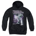 thumbnail image 1 of Transformers 40th Anniversary Megatron Box Youth Kids Boy/Girls Pull-Over Hoodie, Black, Small, 1 of 5