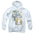 thumbnail image 1 of Transformers 40th Anniversary Megatron Comic Youth Kids Boy/Girls Pull-Over Hoodie, White, Large, 1 of 5