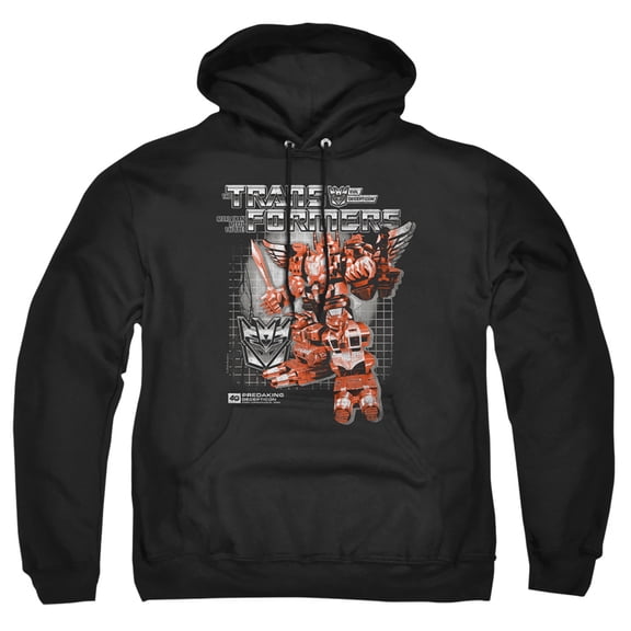 Transformers 40th Anniversary Predaking Box Adult Pull-Over Hoodie, Black, Small