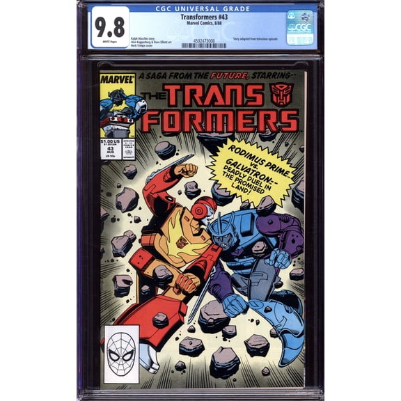 Transformers #43 - CGC 9.8 Comic Book