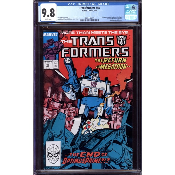Transformers #48 - CGC 9.8 Comic Book