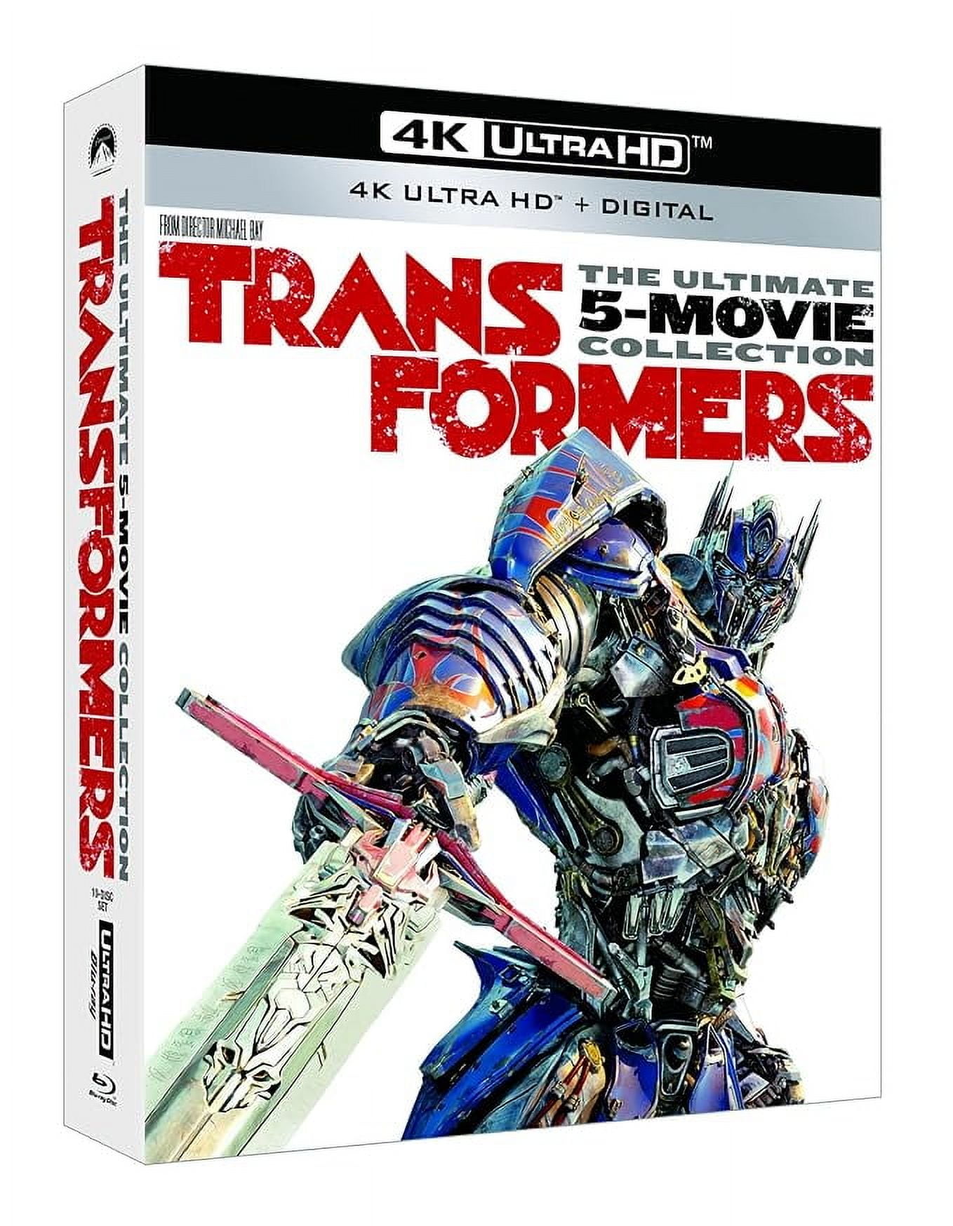 Transformers 5 Movie Collection (Transformers / Revenge of the Fallen / Dark of the Moon / Age of Extinction / The Last Knight) (DVD) (Walmart Exclusive)