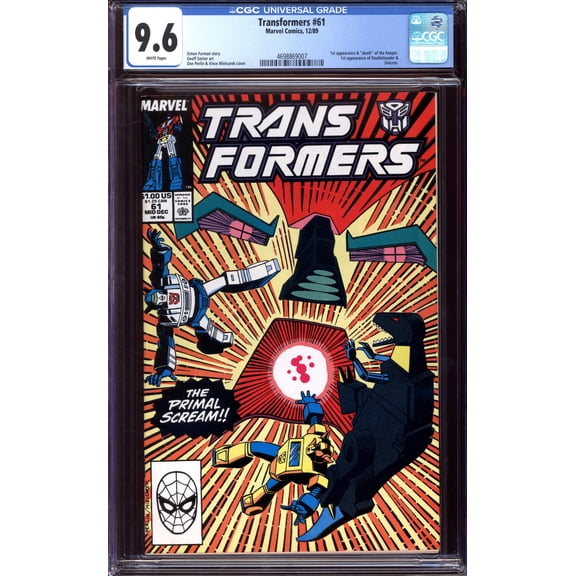 Transformers #61 - CGC 9.6 Comic Book