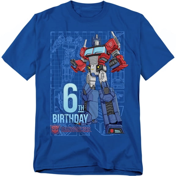 Transformers T-Shirt Transformers 6Th Birthday Unisex Graphic Tee For Men & Women