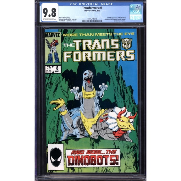 Transformers #8 - CGC 9.8 Comic Book