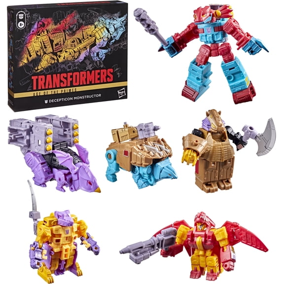 Transformers - Age of the Primes - Decepticon Monstructor Combiner Action Figure Set