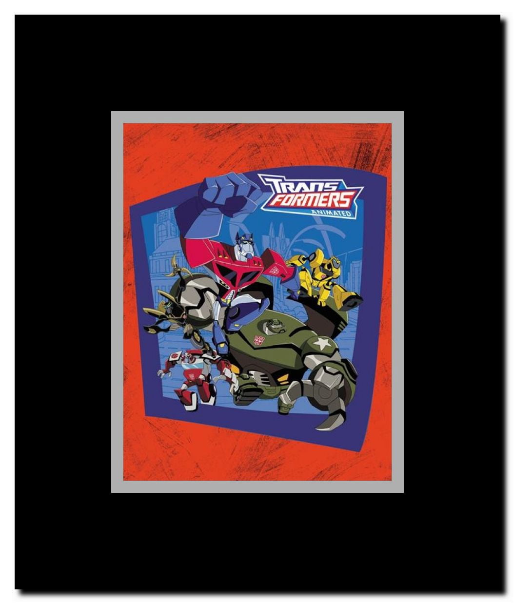 Transformers: Animated Framed Movie Poster