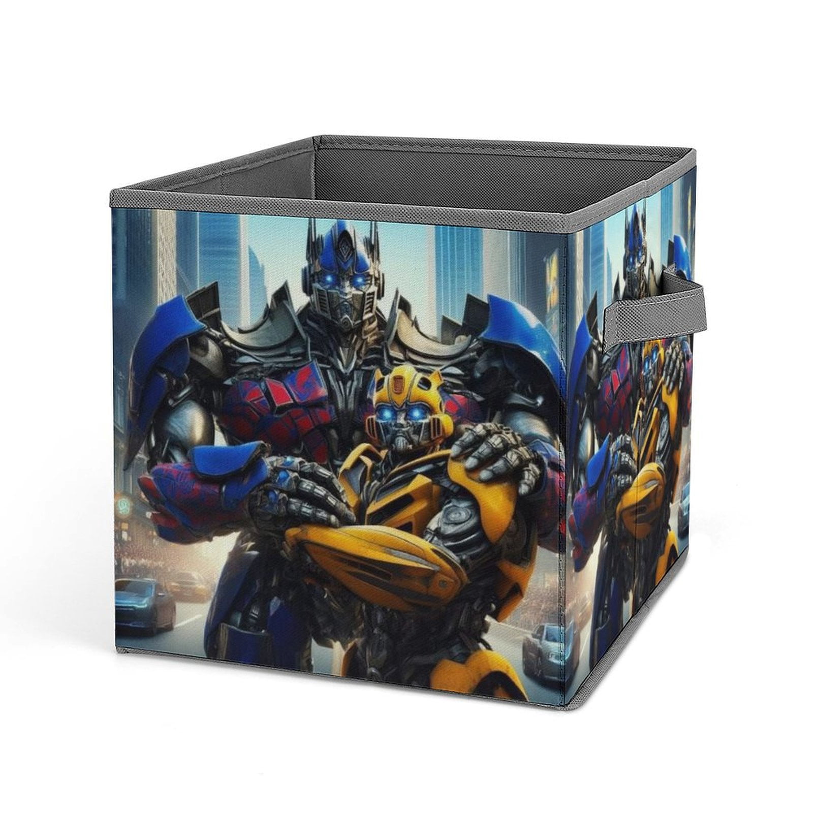 Transformers Anime Cartoon Fabric Storage Cubes - Sturdy Collapsible ...