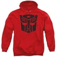 thumbnail image 1 of Transformers Autobot Adult Pullover Hoodie Sweatshirt Red, 1 of 1