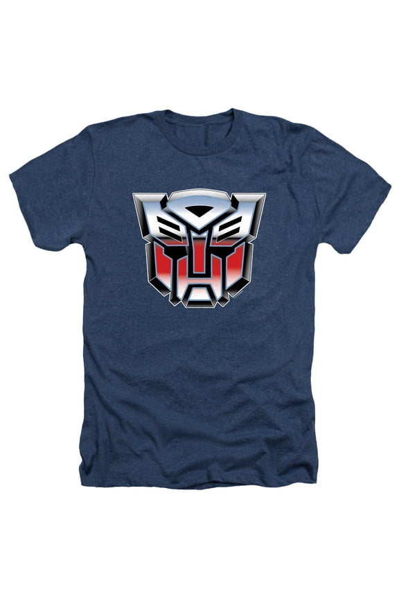 - Autobot Airbrush Logo - Heather Short Sleeve Shirt - XX-Large