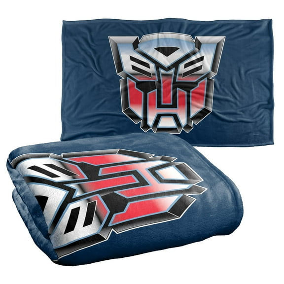 Transformers Autobot Airbrush Logo Silky Touch Super Soft Throw Blanket 36' x 58'