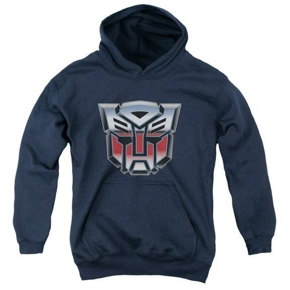 Transformers - Autobot Airbrush Logo - Youth Hooded Sweatshirt - Large
