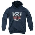 thumbnail image 1 of Transformers Autobot Airbrush Logo Youth Pullover Hoodie Sweatshirt Navy, 1 of 1