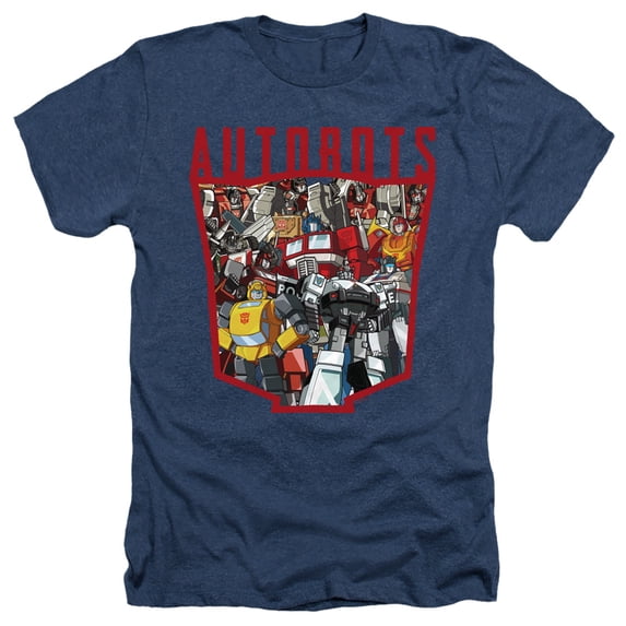 Transformers - Autobot Collage - Heather Short Sleeve Shirt - XX-Large