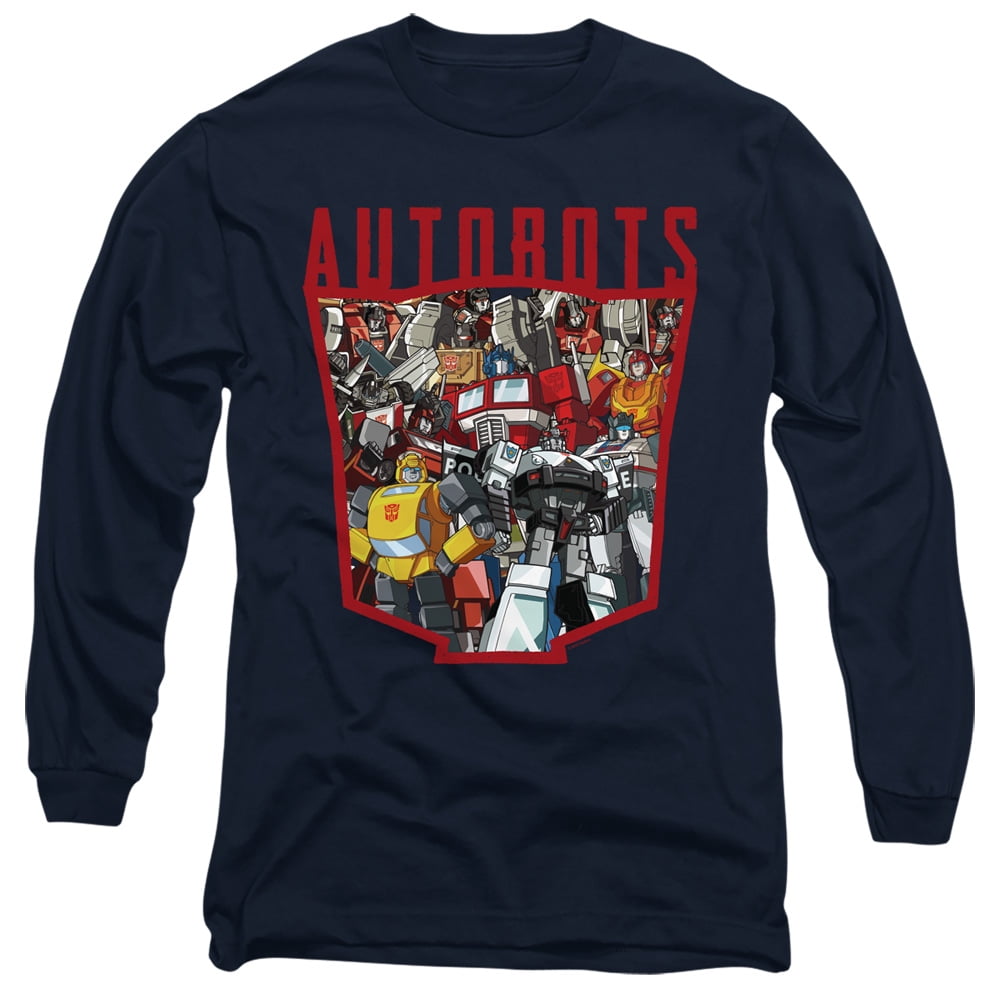 Transformers - Autobot Collage - Long Sleeve Shirt - Large