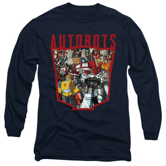 Transformers - Autobot Collage - Long Sleeve Shirt - Medium
