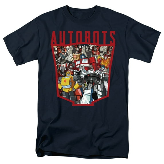 Transformers - Autobot Collage - Short Sleeve Shirt - XX-Large