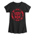 thumbnail image 1 of Transformers - Autobot Logo - Girls Fitted Short Sleeve T-Shirt, 1 of 4