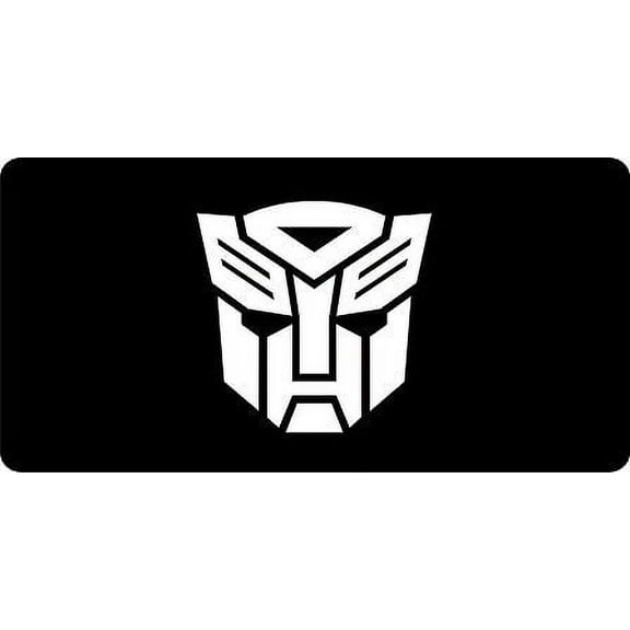 Transformers Autobot Photo License Plate