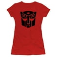 thumbnail image 1 of Transformers Autobot S/S Junior Women's T-Shirt Sheer Red, 1 of 1