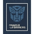 thumbnail image 1 of Transformers Autobot Shield in Dark Blue 100% Cotton Fabric Sold by the Panel, 1 of 1