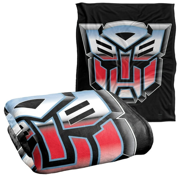 Transformers Autobot Shine Silky Touch Super Soft Throw Blanket 50' x 60'