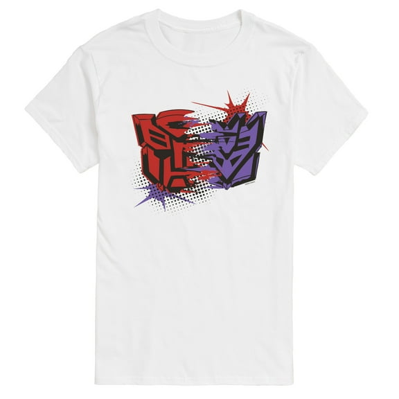 Transformers - Autobot Vs Decepticon - Adult Short Sleeve Tee