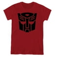 thumbnail image 1 of Transformers Autobot Women's T Shirt, Cardinal, 2X-Large, 1 of 6