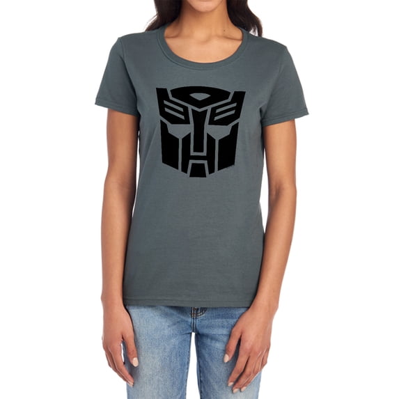 Transformers Autobot Women's T Shirt, Charcoal, Large