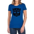 thumbnail image 1 of Transformers Autobot Women's T Shirt, Royal, 2X-Large, 1 of 6