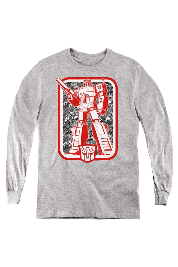- Autobot - Youth Long Sleeve Shirt - Medium