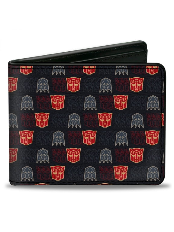 Autobot and Decepticon Shield Flip Bi-Fold Wallet